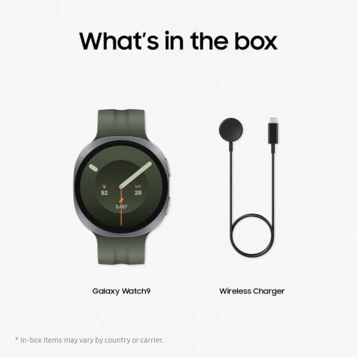 Samsung Galaxy Watch9 (44mm Bluetooth, Silver)