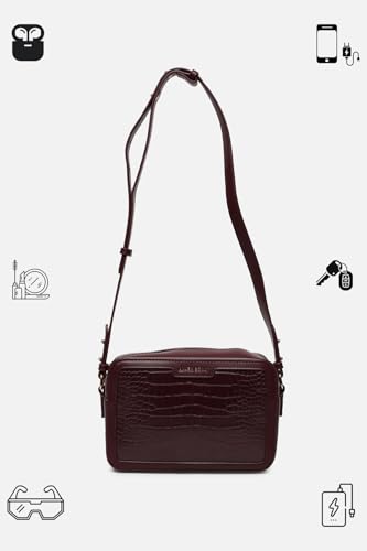 Allen Solly Women Maroon Casual Sling Bag
