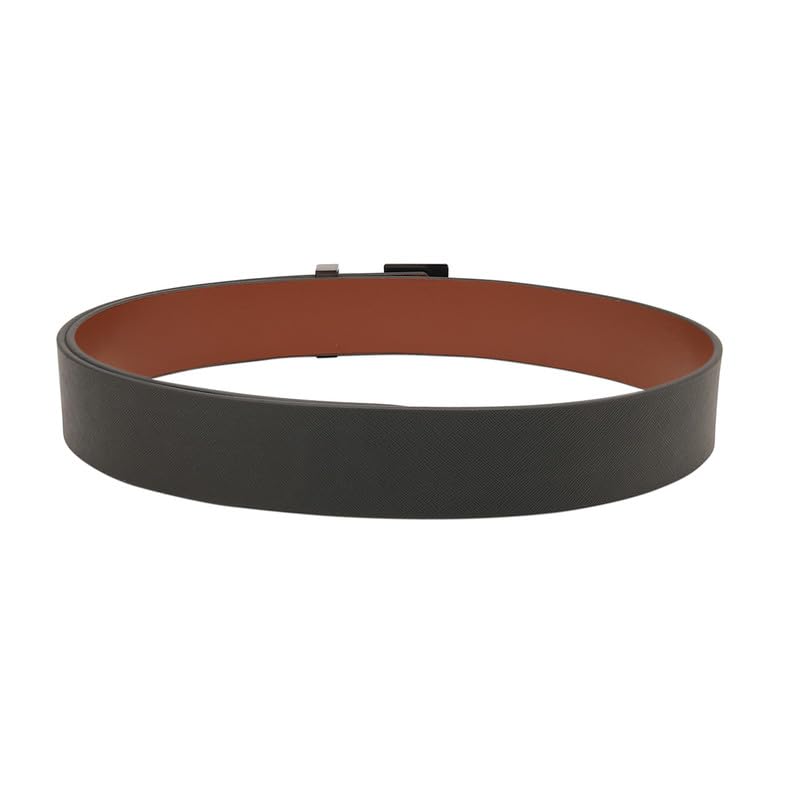 Tommy Hilfiger Men's Belfield Reversible Leather Belt - Th Side Monogram - Dual Black & Tan For Casual Fashion & Gifting | Size M - 90 CM