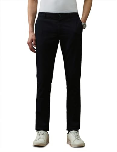 U.S.Polo Association Men's Denver Slim Fit Varsity Theatre Trousers (USTRO011D_Navy_38)