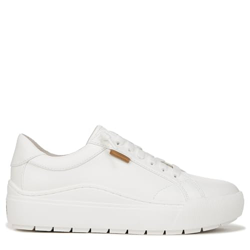 Dr. Scholl's Shoes Womens Time Off Go, White Smooth, 6.5
