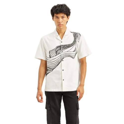 Levi's Men's Relaxed Fit Shirt (004JJ-0022_White