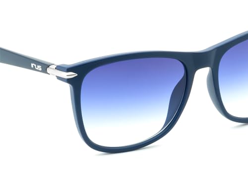 IRUS Men Square sunglasses | 100% UV protection | Medium Size | Blue Gradient Polycarbonate lens