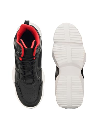 OFF LIMITS Transformer Black Glaze Boot Sneaker, Casual Shoe for Men, 7 UK