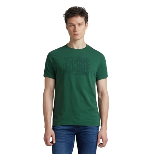 Pepe Jeans Men's Slim Fit T-Shirt (PM509912_Ivy Green