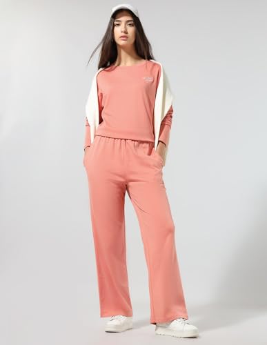 U.S. POLO ASSN. Women's Straight Track Pants (UWAW25TRO141 Pink