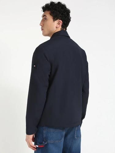 Tommy Hilfiger Men's A-Line Coat (S25HMWT325-M_Desert Sky