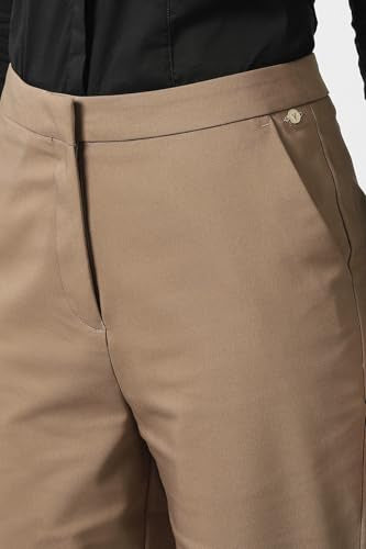 Van Heusen Women's Slim Casual Pants (VWTFFSLFF86136_Brown