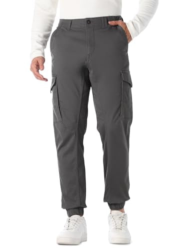 Jack & Jones Grey Slim Fit Casual Cargo Pants