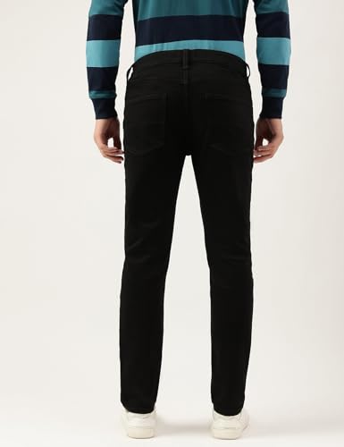 Marks & Spencer Men's Slim Jeans (T171277IBLACK_Black