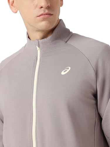 ASICS Mens Rainstorm Grey CONTRAST DETAIL RAGLAN JACKET - XL (2031F428.020)