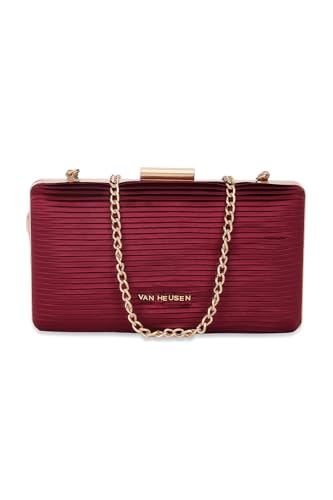 Van Heusen Women Maroon Solid Sling Bag