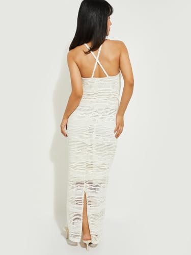 Max Alaya F x URB_N Women Schiffili Maxi Dress (Ecru_L)