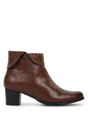 ELLE women Boots,Tan,UK-5