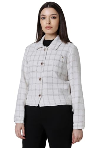 Van Heusen Women's A-Line Coat (VWJKURGH847639_Grey_XS