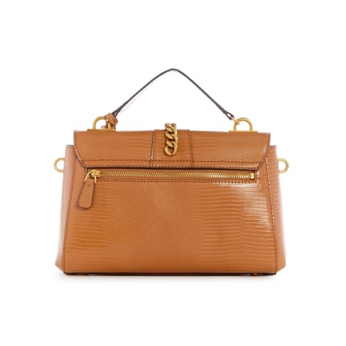 GUESS Women's Brown Textured Handbag| Ladies Purse Handbags | Gift For Ladies