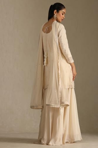 Soch Women's Chinon Salwar Suit Set (EWA5CD22197_Cream
