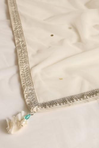 Soch Women's Viscose Salwar Suit Set (OWS5CD21905_Cream