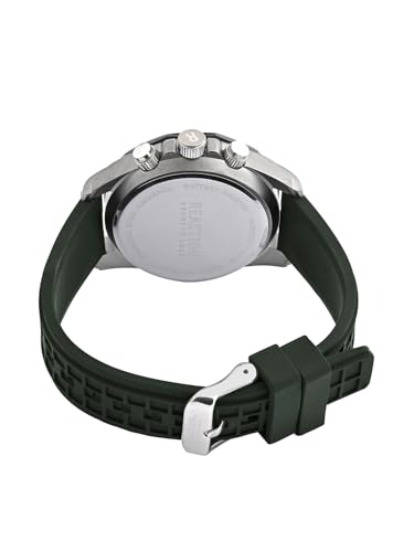 Kenneth Cole Reaction Chronograph Army Green Dial Watch for Men - KRWGO0070703