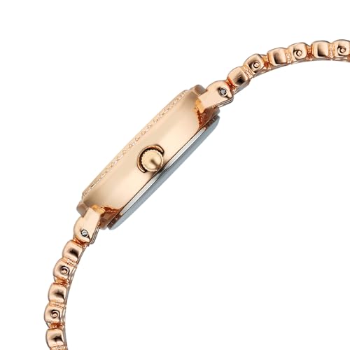 Fastrack Vyb Iconique Quartz Analog Light Peach Dial Rose Gold Alloy Strap Watch for Women - FV60111WM01W