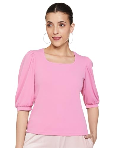 AND Women's Regular Fit Fashion Vest (SS22AB401TRIB1_Pink S)