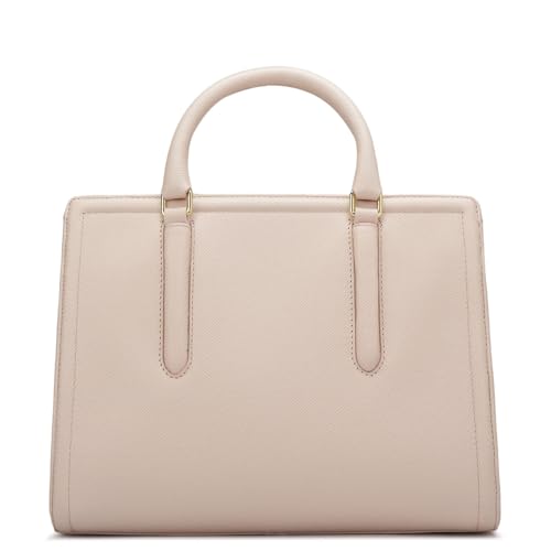 Da Milano Genuine Leather Pink Satchel (00282C) (Medium)