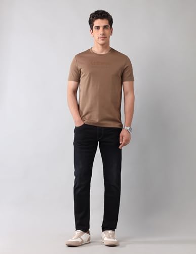 U.S. POLO ASSN. Denim Co. Men's Brand Embossed Black Label T-Shirt