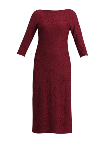 VERO MODA Womens Midi Dress Beet Red