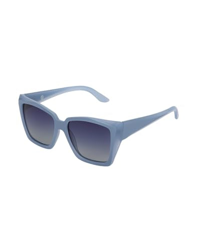 Carlton London Blue Toned with Polarised Lens Oversized Sunglass for women