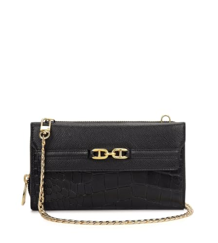 Da Milano Premium Leather Wallet for Women | Multi Compartment Travel Wallet - Black