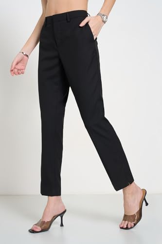 Annabelle by Pantaloons Women's Trousers Jet Black