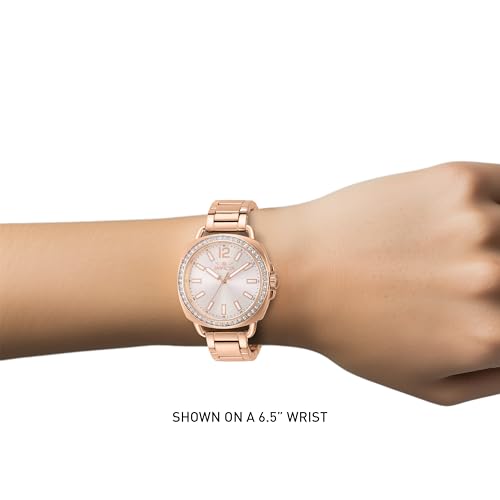 Invicta Lady's Wildflower 32mm Stainless Steel Quartz Watch, Rose Gold (Model: 46343), Rose Gold, Fashion