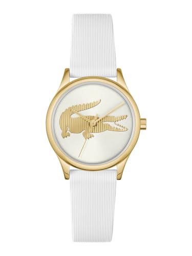 Lacoste Crocodelle Qtz Basic White Round Dial Women's Watch- 2001480