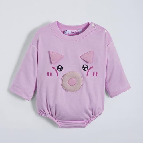 Hopscotch Piggy Applique Onesie (6-9 Months)