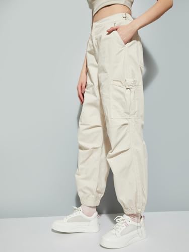 Max Women's Regular Pants (SP25BTM03_Ecru