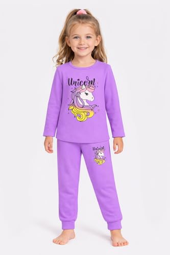 TS LAVI TAVI Cotton Clothing Set for Girls Dress Full Sleeve T-shirt Top and Pyjama (Pack of 3) (Combo 4, 3-4 year)