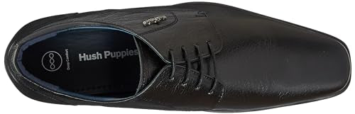 Hush Puppies Men HPO2 Flex Derby E 23 Black Shoe UK 8 (8246006)