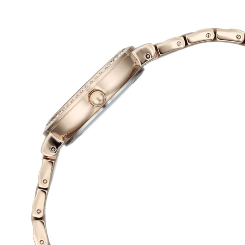 Titan Raga Spotlight 2.0 Quartz Analog 3Hands Display White Dial Rose Gold Color Strap Watch for Women - 95422WM01