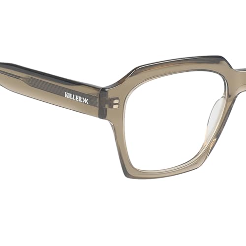 KILLER Premium Unisex Sunglasses Polarized Sunglasses Brown Color Acetate Frame Full rim Square Shaped UV Protection Sunglass For Men & Women