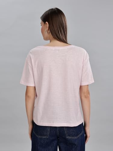 TOMMY HILFIGER Women Pink Printed T-Shirt