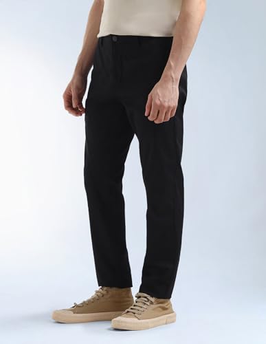 Slash Slim Tapered Fit Mid Rise Trousers