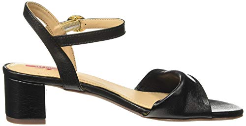Lee Cooper Women Black Fashion Sandals-4 UK (37 EU) (LF5189A)