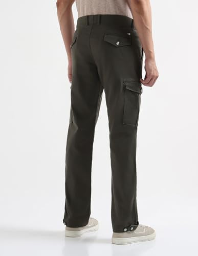 Arrow Sports Men's Regular Casual Pants (ASAKTR2562_Brown