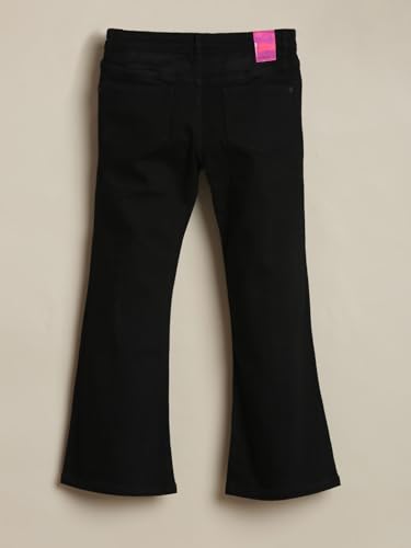 Allen Solly Girl's Regular Jeans (AGDNEBTFU37402_Black