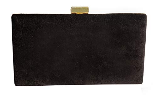 DUCHESS Women and Girls Embroidered Black Clutch