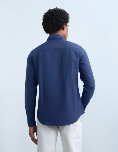 Flying Machine Men's Oxford Regular Fit Shirt