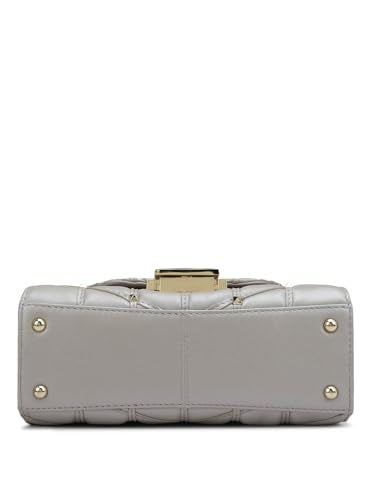 Da Milano Genuine Leather White Shoulder Bag (10156S) (Small)