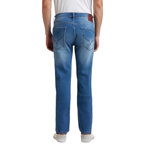 Pepe Jeans Men's Mid Rise Slim Fit Jeans Light Used