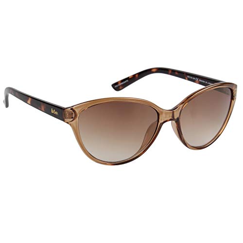 Lee Cooper Women's UV Protected Oval Full Rim Sunglasses (Brown) (Lens Color - Brown) (Lens Size - 56*18*138 MM) (Pack Of 1) (LC9194TWB C1)