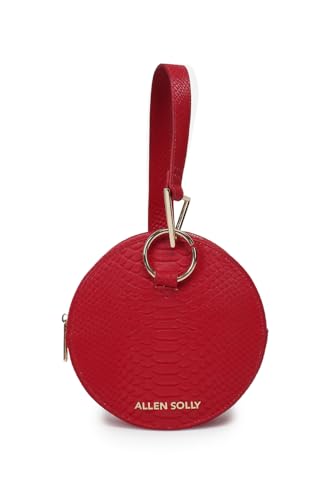 Allen Solly Womens textured red HANDBAG